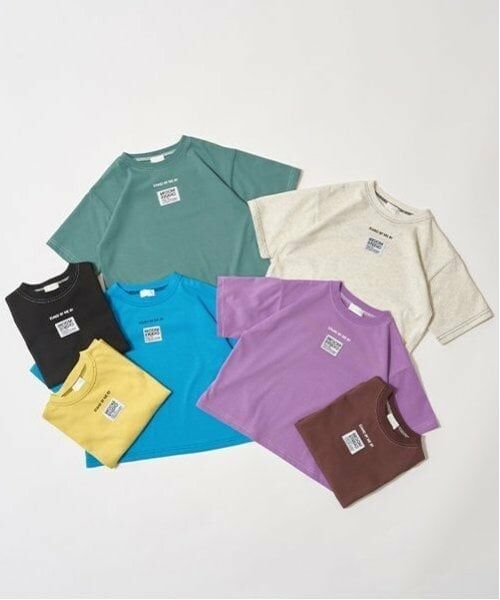 b・ROOM / ビールーム Tシャツ | 【セットアップ可能】【カイテキ天竺】配色ステッチTシャツ | 詳細1