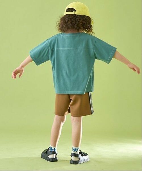 b・ROOM / ビールーム Tシャツ | 【セットアップ可能】【カイテキ天竺】配色ステッチTシャツ | 詳細13