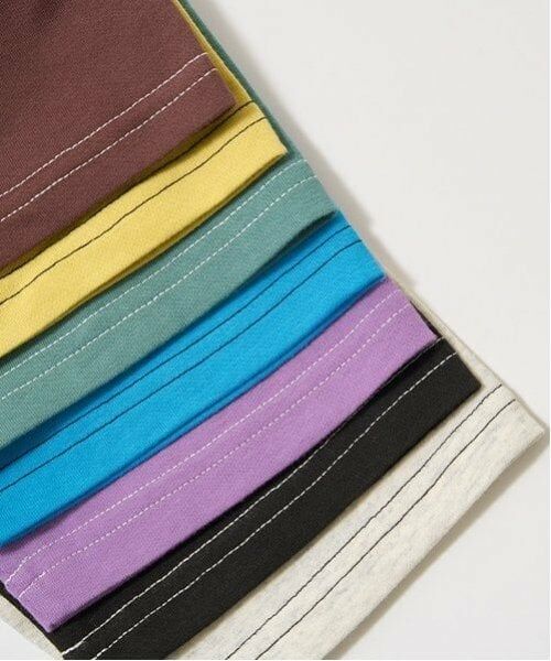 b・ROOM / ビールーム Tシャツ | 【セットアップ可能】【カイテキ天竺】配色ステッチTシャツ | 詳細5