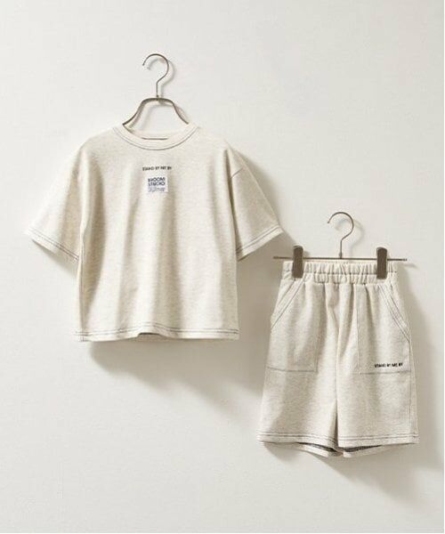 b・ROOM / ビールーム Tシャツ | 【セットアップ可能】【カイテキ天竺】配色ステッチTシャツ | 詳細7