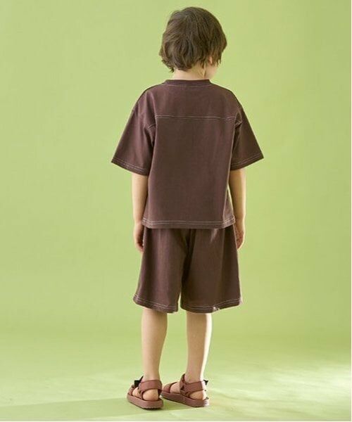 b・ROOM / ビールーム Tシャツ | 【セットアップ可能】【カイテキ天竺】配色ステッチTシャツ | 詳細9