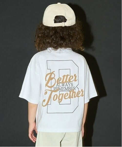 b・ROOM / ビールーム Tシャツ | 【カイテキ天竺】バックプリントTシャツ（オフ ホワイト）