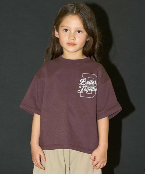 b・ROOM / ビールーム Tシャツ | 【カイテキ天竺】バックプリントTシャツ（コゲ茶）