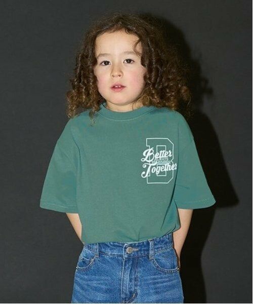 b・ROOM / ビールーム Tシャツ | 【カイテキ天竺】バックプリントTシャツ（モス グリーン）