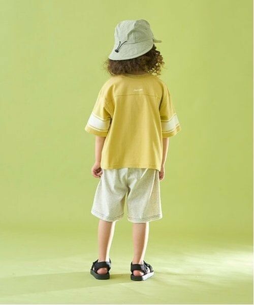 b・ROOM / ビールーム Tシャツ | 【前後どちらでもOK!】【カイテキ天竺】ラインプリントTシャツ | 詳細14