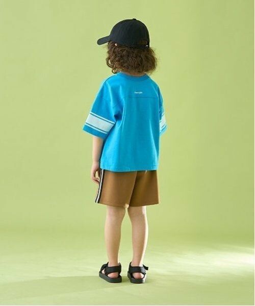 b・ROOM / ビールーム Tシャツ | 【前後どちらでもOK!】【カイテキ天竺】ラインプリントTシャツ | 詳細21