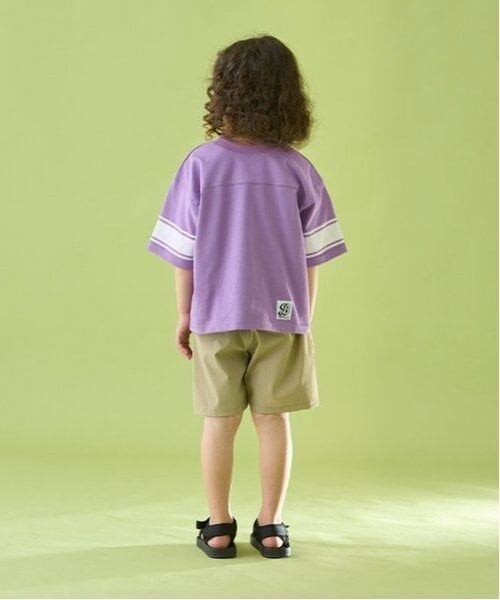 b・ROOM / ビールーム Tシャツ | 【前後どちらでもOK!】【カイテキ天竺】ラインプリントTシャツ | 詳細27