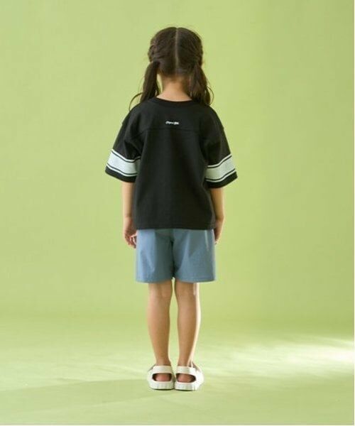 b・ROOM / ビールーム Tシャツ | 【前後どちらでもOK!】【カイテキ天竺】ラインプリントTシャツ | 詳細28