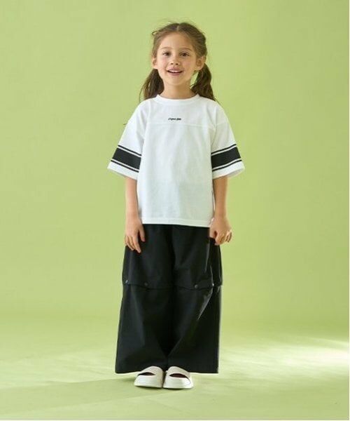 b・ROOM / ビールーム Tシャツ | 【前後どちらでもOK!】【カイテキ天竺】ラインプリントTシャツ | 詳細8