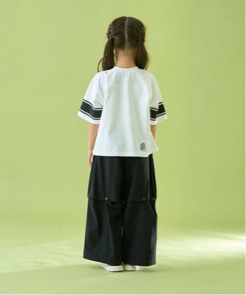 b・ROOM / ビールーム Tシャツ | 【前後どちらでもOK!】【カイテキ天竺】ラインプリントTシャツ | 詳細9