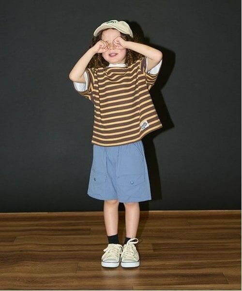 b・ROOM / ビールーム Tシャツ | 【カイテキ天竺】プリントボーダービッグTシャツ | 詳細12