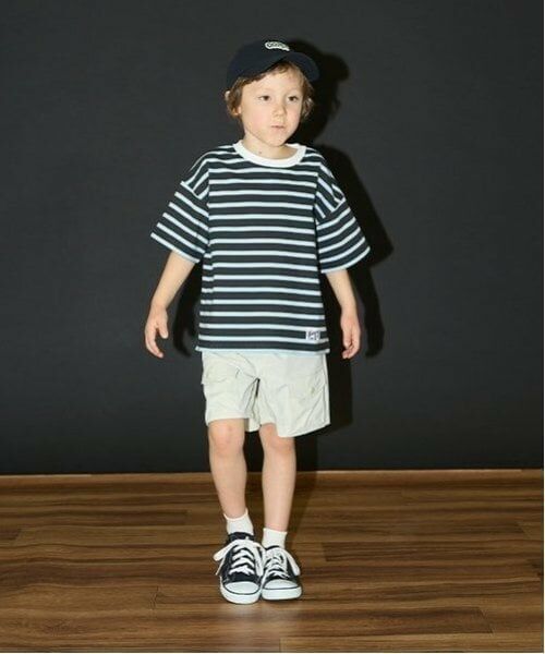 b・ROOM / ビールーム Tシャツ | 【カイテキ天竺】プリントボーダービッグTシャツ | 詳細14