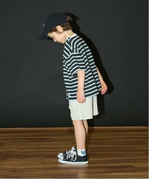 b・ROOM / ビールーム Tシャツ | 【カイテキ天竺】プリントボーダービッグTシャツ | 詳細15