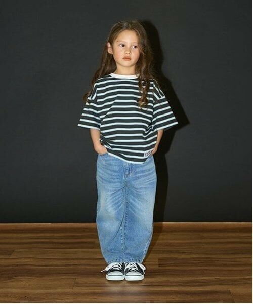 b・ROOM / ビールーム Tシャツ | 【カイテキ天竺】プリントボーダービッグTシャツ | 詳細16