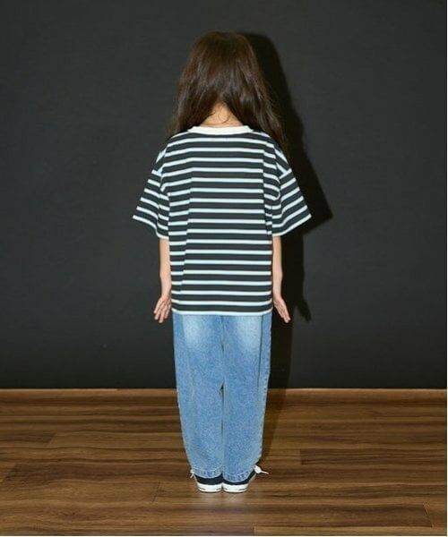 b・ROOM / ビールーム Tシャツ | 【カイテキ天竺】プリントボーダービッグTシャツ | 詳細17