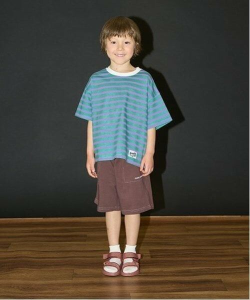 b・ROOM / ビールーム Tシャツ | 【カイテキ天竺】プリントボーダービッグTシャツ | 詳細18