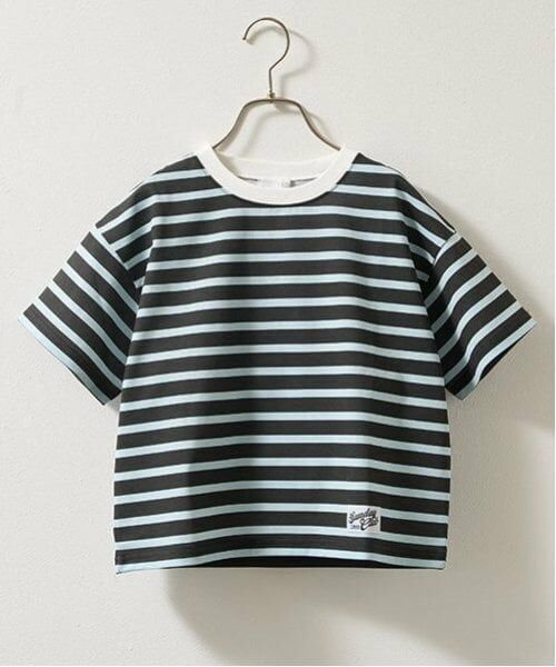 b・ROOM / ビールーム Tシャツ | 【カイテキ天竺】プリントボーダービッグTシャツ | 詳細2