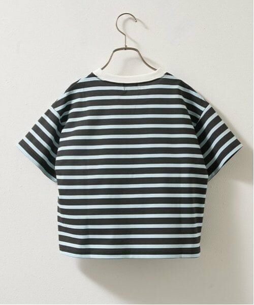 b・ROOM / ビールーム Tシャツ | 【カイテキ天竺】プリントボーダービッグTシャツ | 詳細3