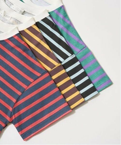 b・ROOM / ビールーム Tシャツ | 【カイテキ天竺】プリントボーダービッグTシャツ | 詳細5