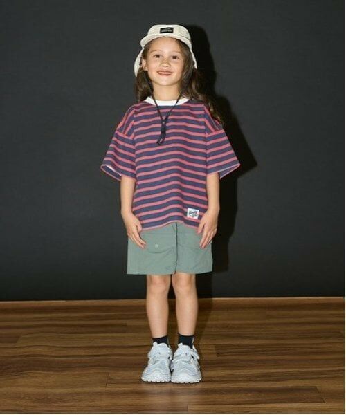 b・ROOM / ビールーム Tシャツ | 【カイテキ天竺】プリントボーダービッグTシャツ | 詳細7