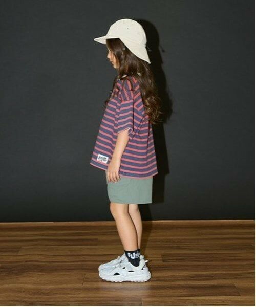 b・ROOM / ビールーム Tシャツ | 【カイテキ天竺】プリントボーダービッグTシャツ | 詳細8