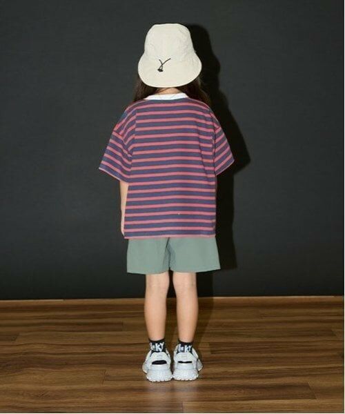 b・ROOM / ビールーム Tシャツ | 【カイテキ天竺】プリントボーダービッグTシャツ | 詳細9