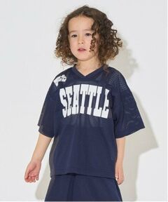 b・ROOM / ビールーム Tシャツ | 【セットアップ可能】Vネックメッシュトップス