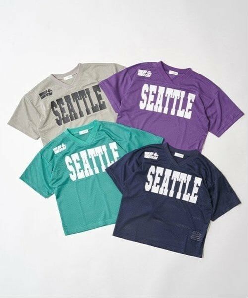 b・ROOM / ビールーム Tシャツ | 【セットアップ可能】Vネックメッシュトップス | 詳細1