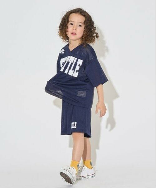 b・ROOM / ビールーム Tシャツ | 【セットアップ可能】Vネックメッシュトップス | 詳細12