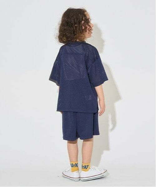 b・ROOM / ビールーム Tシャツ | 【セットアップ可能】Vネックメッシュトップス | 詳細13