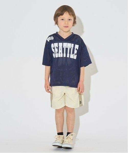 b・ROOM / ビールーム Tシャツ | 【セットアップ可能】Vネックメッシュトップス | 詳細14