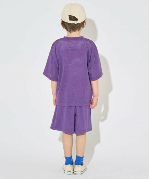 b・ROOM / ビールーム Tシャツ | 【セットアップ可能】Vネックメッシュトップス | 詳細18