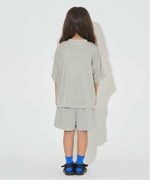 b・ROOM / ビールーム Tシャツ | 【セットアップ可能】Vネックメッシュトップス | 詳細20