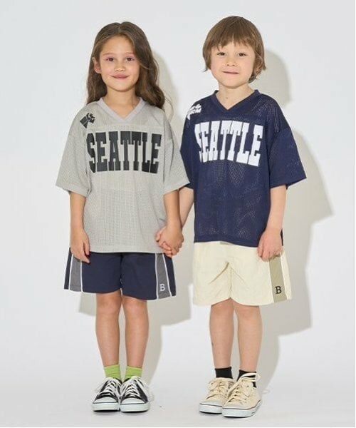 b・ROOM / ビールーム Tシャツ | 【セットアップ可能】Vネックメッシュトップス | 詳細23