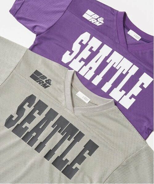 b・ROOM / ビールーム Tシャツ | 【セットアップ可能】Vネックメッシュトップス | 詳細5