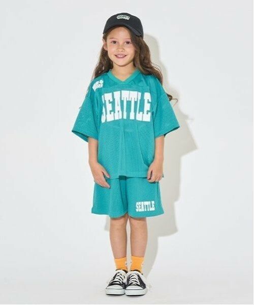 b・ROOM / ビールーム Tシャツ | 【セットアップ可能】Vネックメッシュトップス | 詳細9