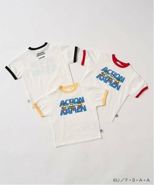 b・ROOM / ビールーム Tシャツ | 【クレヨンしんちゃん】【カイテキ天竺】リンガーTシャツ | 詳細1