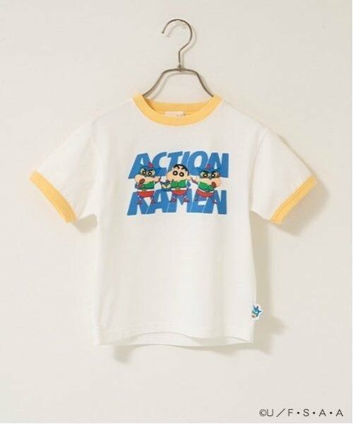 b・ROOM / ビールーム Tシャツ | 【クレヨンしんちゃん】【カイテキ天竺】リンガーTシャツ | 詳細2