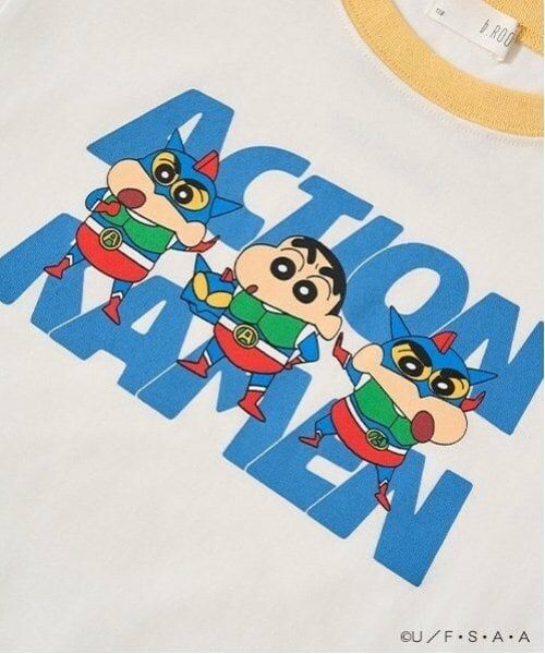 b・ROOM / ビールーム Tシャツ | 【クレヨンしんちゃん】【カイテキ天竺】リンガーTシャツ | 詳細4