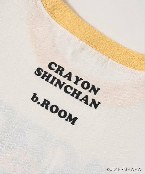b・ROOM / ビールーム Tシャツ | 【クレヨンしんちゃん】【カイテキ天竺】リンガーTシャツ | 詳細5