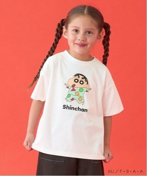 b・ROOM / ビールーム Tシャツ | 【クレヨンしんちゃん】【カイテキ天竺】アソートプリントTシャツ（エメラルド グリーン）