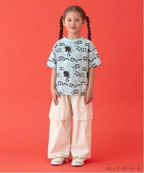 b・ROOM / ビールーム Tシャツ | 【クレヨンしんちゃん】【カイテキ天竺】総柄プリントTシャツ | 詳細11