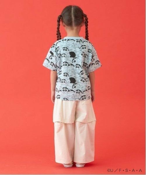 b・ROOM / ビールーム Tシャツ | 【クレヨンしんちゃん】【カイテキ天竺】総柄プリントTシャツ | 詳細12