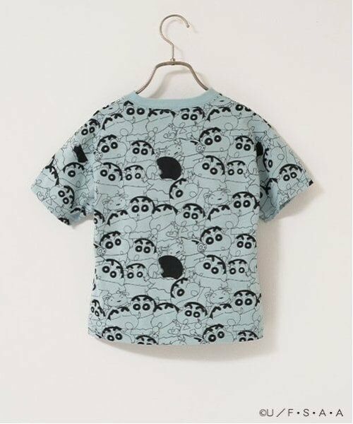 b・ROOM / ビールーム Tシャツ | 【クレヨンしんちゃん】【カイテキ天竺】総柄プリントTシャツ | 詳細3