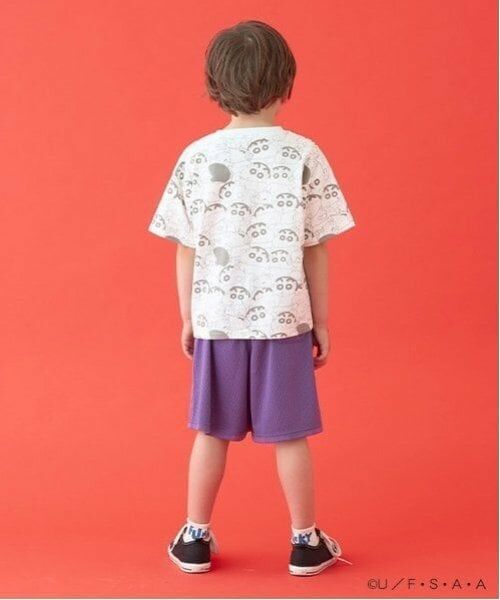 b・ROOM / ビールーム Tシャツ | 【クレヨンしんちゃん】【カイテキ天竺】総柄プリントTシャツ | 詳細8