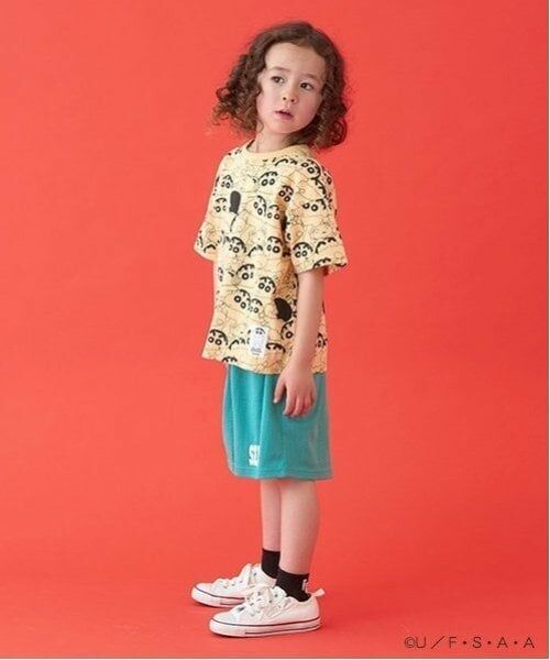 b・ROOM / ビールーム Tシャツ | 【クレヨンしんちゃん】【カイテキ天竺】総柄プリントTシャツ | 詳細9