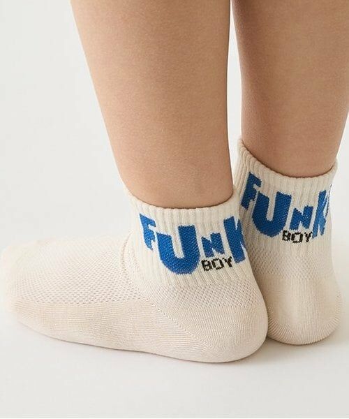 b・ROOM / ビールーム ソックス | FUNKY BOYソックス（アイボリー）