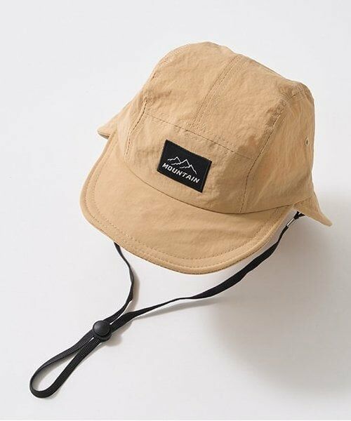 b・ROOM / ビールーム キャップ | 日除け付きキャップ（ベージュ）