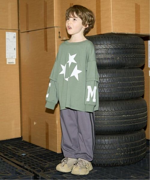 b・ROOM / ビールーム その他パンツ | 【MNCM】【セットアップ可】【カイテキ天竺】ビッグシルエットサイドラインパンツ | 詳細22