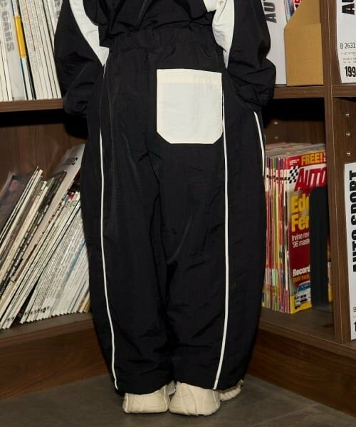 b・ROOM / ビールーム その他パンツ | 【MNCM】【セットアップ可】サイドラインピステワイドパンツ | 詳細30